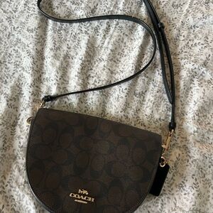 Coach Dark Brown Crossbody Bag